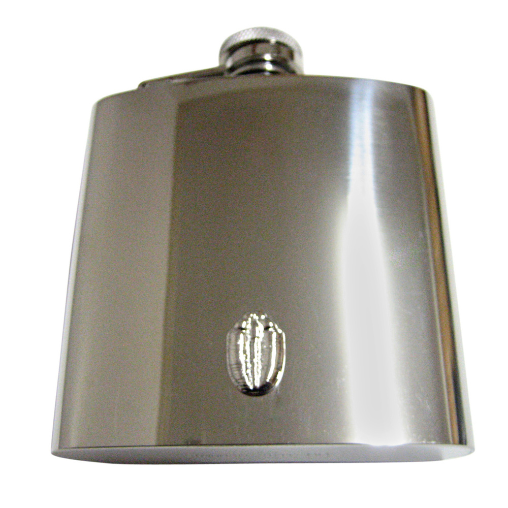 Silver Toned Trilobite Design 6oz Flask